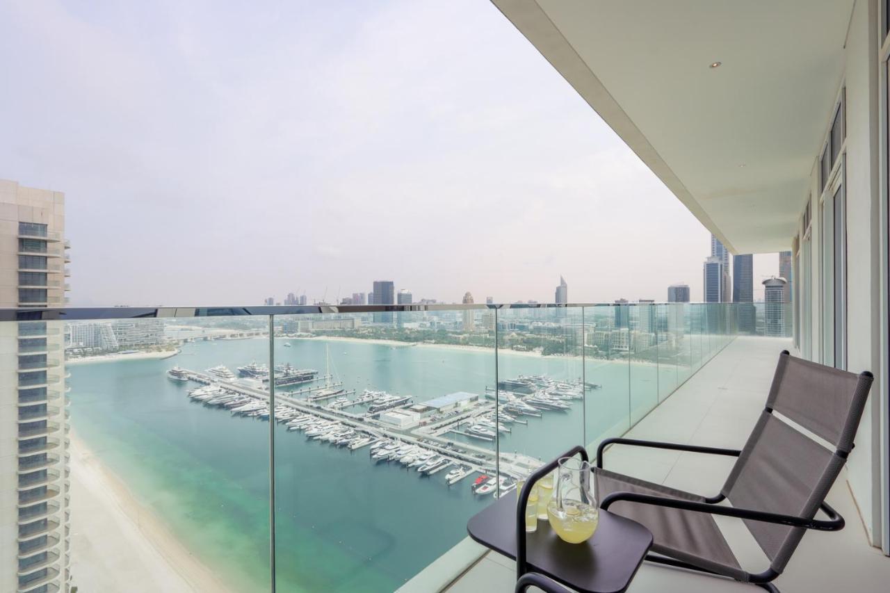 Livbnb Suites - 3 Bedroom With Private Beach Marina Skyline View Dubai Exterior foto