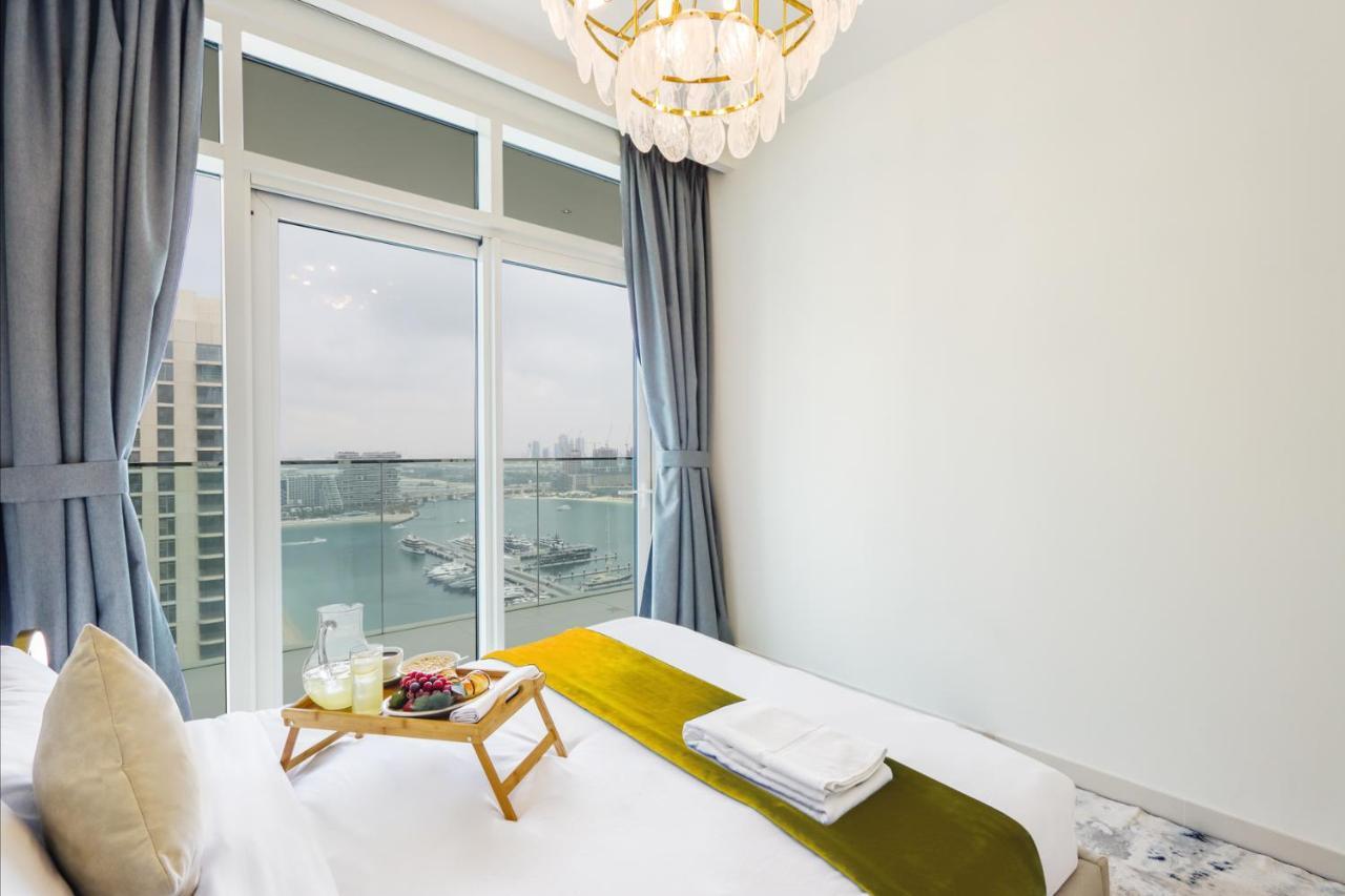 Livbnb Suites - 3 Bedroom With Private Beach Marina Skyline View Dubai Exterior foto