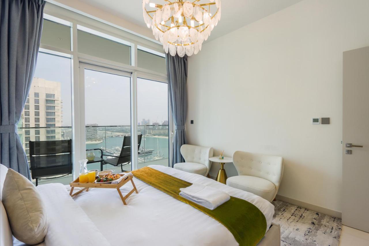 Livbnb Suites - 3 Bedroom With Private Beach Marina Skyline View Dubai Exterior foto